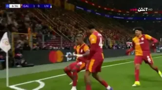 گل اول گالاتاسرای به لیورپول+ ویدئو