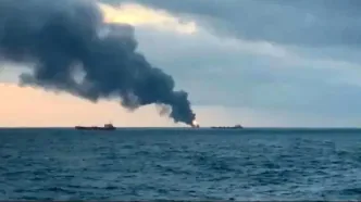 نفتکش متخلف دقایقی قبل مورد هدف نیروی دریایی سپاه قرار گرفت