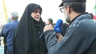 دختر پزشکیان: شجاعت مردم دلیل اصلی این پیروزی هاست + ویدئو