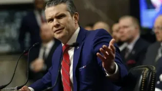 وزیر جنگ آمریکا: امروز بالاترین سطح حملات در آسمان ایران انجام خواهد شد