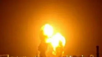 تصاویر از برخورد موفق موشک‌ها در عربستان | فیلم