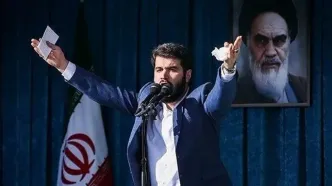 سخنرانی خبرساز مداح مشهور در تجمع میدان ونک