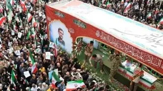 تصاویری از مراسم تشییع شهید تنگسیری در بندرعباس