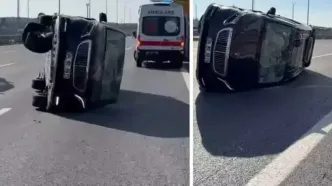 تصادف شدید همسر ستاره سابق بارسلونا وایرال شد+عکس