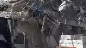 وضعیت دبیرخانه مجمع تشخیص مصلحت نظام پس از حمله هوایی + فیلم