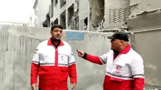 حمله هوایی به یک منطقه مسکونی در محله بریانک تهران