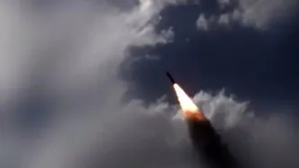 لحظه شلیک موشک‌های موج هفدهم عملیات وعده صادق ۴ علیه مواضع آمریکا و اسرائیل/ ویدئو