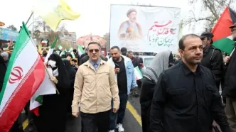 حضور رئیس سازمان اداری و استخدامی کشور در راهپیمایی روز جهانی قدس