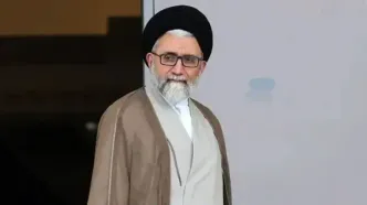 مراسم وداع با پیکر مطهر «اسماعیل خطیب» در حرم رضوی/ ویدئو