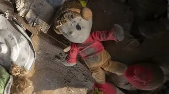 تصاویر؛ خسارت حمله هوایی به مجتمع مسکونی نارجستان اراک