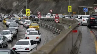 ترافیک سنگین در محورهای شمالی/ بارش‌ها در ۱۰ استان کشور ادامه دارد