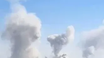 عکسی از انفجارهای دقایقی پیش در شرق تهران