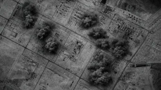 اولین تصویر ماهواره‌ای تکان دهنده از حملۀ موشکی ساعتی قبل ایران به بزرگترین مجتمع میعانات گازی جهان در قطر