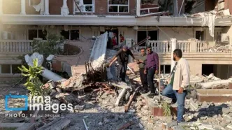 حمله آمریکا و اسرائیل به بیمارستان گاندی تهران