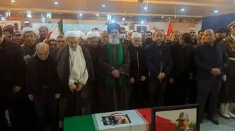 تصاویری از تشییع پیکر خلبان نصیرزاده