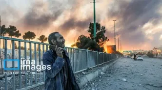 فضای عجیب محله فکوری تهران بعد از حمله هوایی