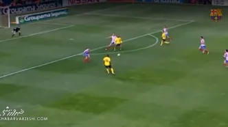 ویدیو| این گل تک ضرب زیبا از تیری آنری با لباس بارسلونا را به یاد دارید؟