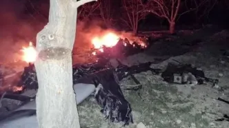 شکار 1 فروند پهپاد هرمس در بروجرد + تصاویر