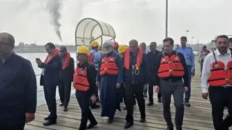 سفر برخی نمایندگان به جزیره خارک/ تصاویر