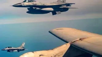 سپاه: یک فروند جنگنده اف 18 ارتش آمریکا مورد اصابت قرار گرفت