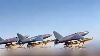 حملات پهپادی ارتش به صنایع هوایی رژیم صهیونیستی و محل استقرار هواپیماهای شناسایی آمریکا در منطقه/ ویدئو