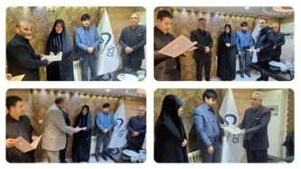 تحویل اعتبارنامه اعضای جدید هیئت‌رئیسه اتاق اصناف ماکو