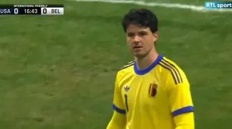 ویدئو: مهار فوق‌العاده دروازه‌بان بلژیک مقابل آمریکا