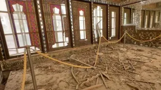 خسارت‌های اسرائیل به کاخ گلستان و سعدآباد