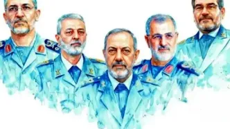 تصاویر تابوت فرماندهان شهید «جنگ رمضان»