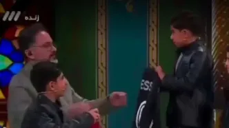 ویدیو| پاره کردن پیراهن لیونل مسی در تلویزیون به‌خاطر دیدار با ترامپ!