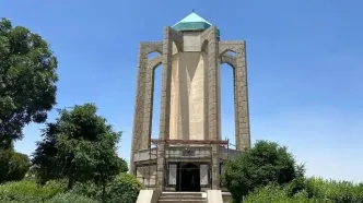 آسیب به آرامگاه باباطاهر