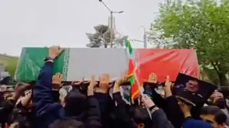 بدرقه پیکر سخنگوی سپاه در کاشان