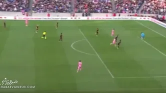 ویدیو| چیپ لیونل مسی مقابل دی سی یونایتد