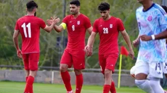 برتری پر گل ایران برابر کاستاریکا در دیداری دوستانه