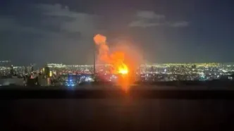 حمله به تهران، برق کرج قطع شد