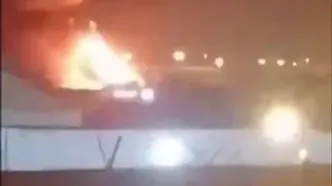 حمله پهپادی به پایگاه ویکتوری آمریکا در عراق + ویدئو