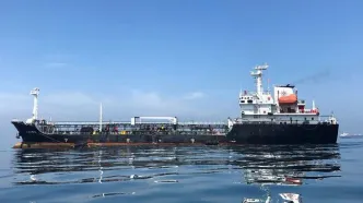 هدف قرار گرفتن یک نفتکش در دریای عمان