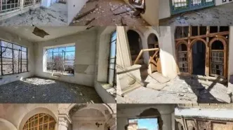 آسیب به قلب تاریخی سنندج/ بناهای شاخص و ثبت ملی شده در موج انفجار حملات هوایی آسیب دیدند