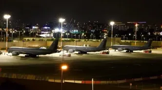 دومین هواپیمای آمریکایی در غرب عراق هدف قرار گرفت