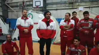 اجرای میثم ابراهیمی در جمع نیروهای هلال احمر