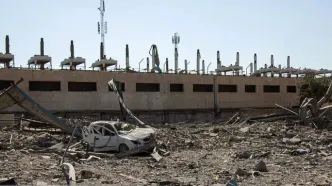 تخریب ورزشگاه بعثت تهران در حمله هوایی آمریکا و اسرائیل + عکس