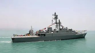 ناوچه ایرانی دنا در سواحل سریلانکا غرق شد