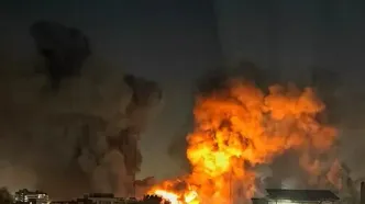 تازه‌ترین ویدیو از حملات امروز به جنوب تهران