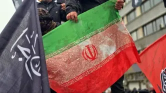 تصاویری از شهادت یک خانم در راهپیمایی روز قدس