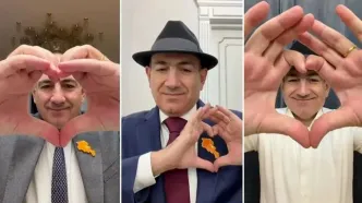 انتشار عکس‌های عجیب از نخست‌وزیر ارمنستان پس از طلاق! | جنجال لوس‌بازی پاشینیان