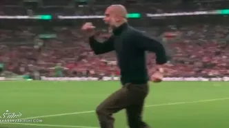 ویدیو| واکنشی دیده نشده از گواردیولا؛ پپ مثل کلوپ رفتار کرد!