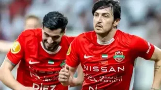 در حضور ۲۰ دقیقه‌ای سردار آزمون؛ شباب الاهلی از صعود به فینال بازماند