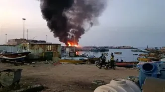 هدف قرار گرفتن کشتی مسافربری در جزیره خارگ