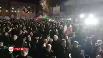 واکنش کوبنده مردم بندر انزلی پس از حمله آمریکا و اسرائیل به یکی از اسکله های ساحلی + ویدئو