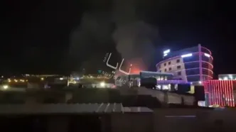 تصاویری از حمله به هتل نظامیان آمریکا در عراق